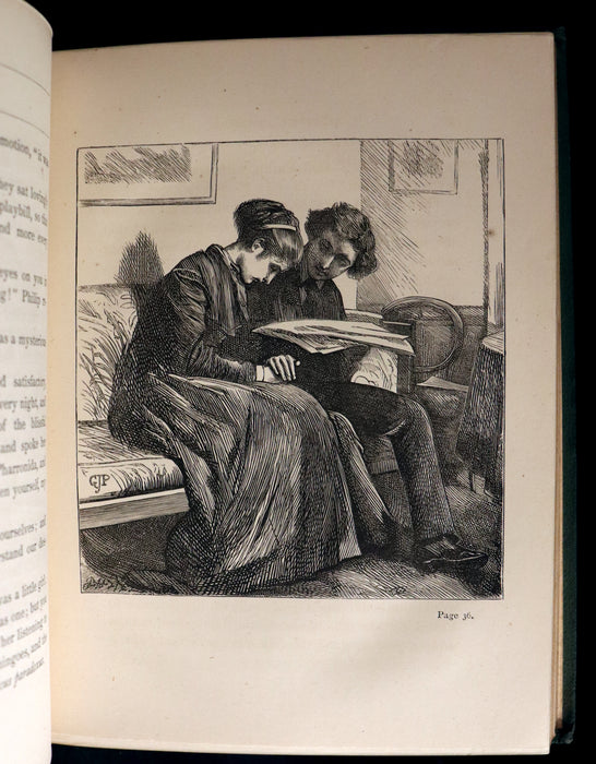 1872 Scarce 1stED - LILLIPUT LEGENDS illustrated by Pre-Raphaelite John Everett Millais & others.