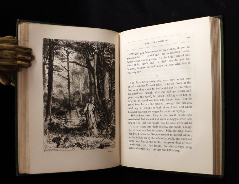 1872 Scarce 1stED - LILLIPUT LEGENDS illustrated by Pre-Raphaelite John Everett Millais & others.