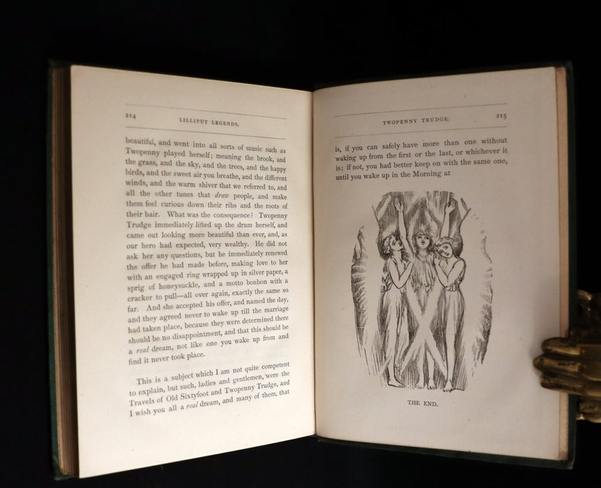 1872 Scarce 1stED - LILLIPUT LEGENDS illustrated by Pre-Raphaelite John Everett Millais & others.