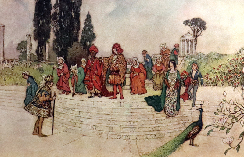 1911 Rare First Edition - STORIES from the PENTAMERONE Illustrated by Warwick GOBLE. Neapolitan Fairy Tale.