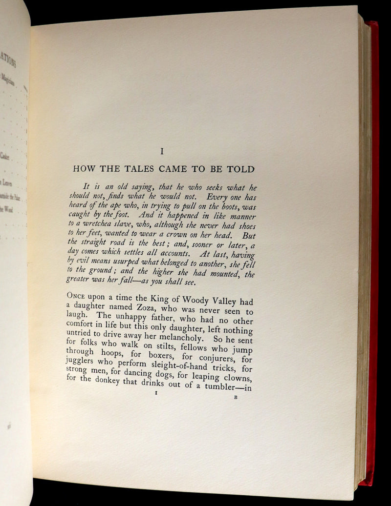 1911 Rare First Edition - STORIES from the PENTAMERONE Illustrated by Warwick GOBLE. Neapolitan Fairy Tale.