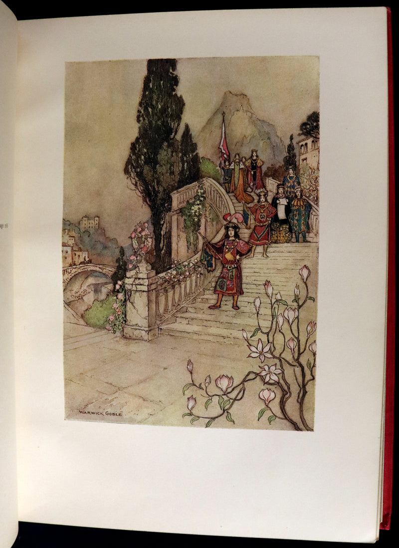 1911 Rare First Edition - STORIES from the PENTAMERONE Illustrated by Warwick GOBLE. Neapolitan Fairy Tale.