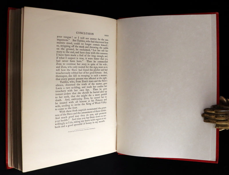 1911 Rare First Edition - STORIES from the PENTAMERONE Illustrated by Warwick GOBLE. Neapolitan Fairy Tale.