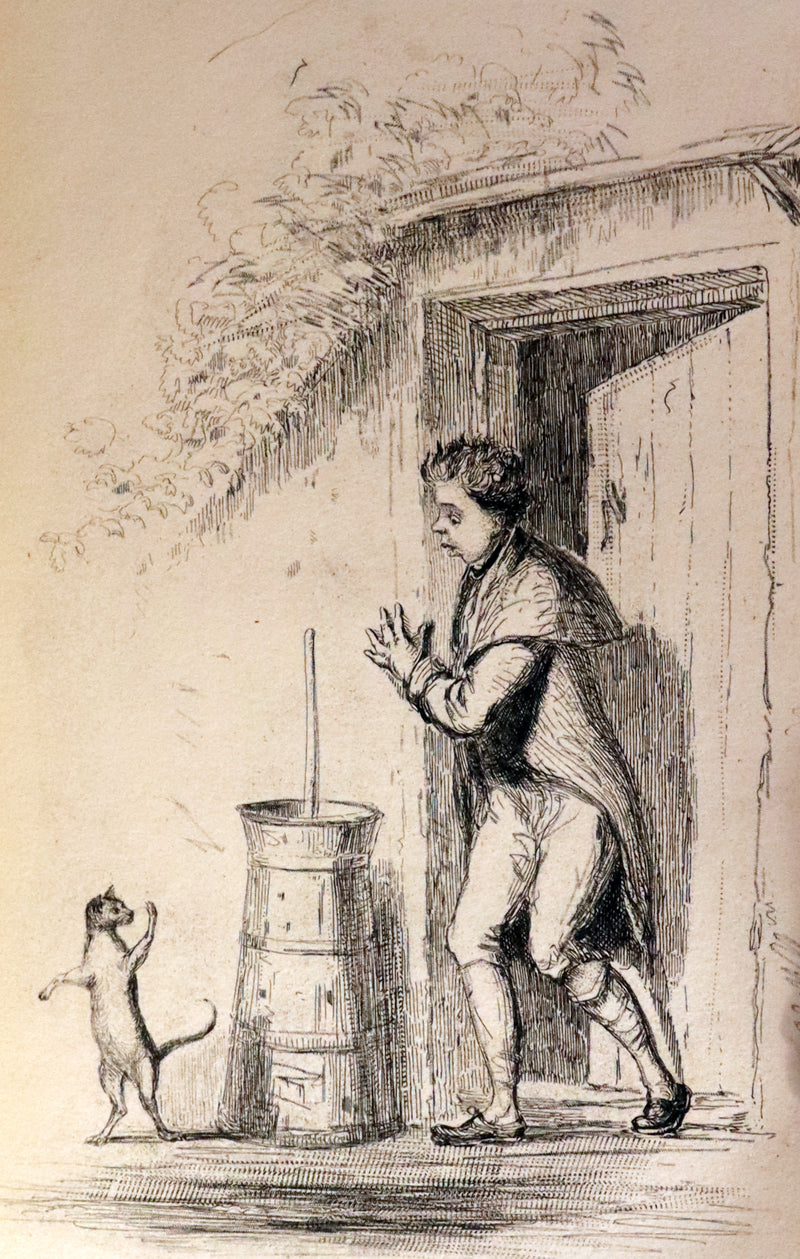 1842 1stED in a Beautiful Riviere Binding - Handy Andy, A Tale Of Irish Life written and illustrated by Samuel Lover.