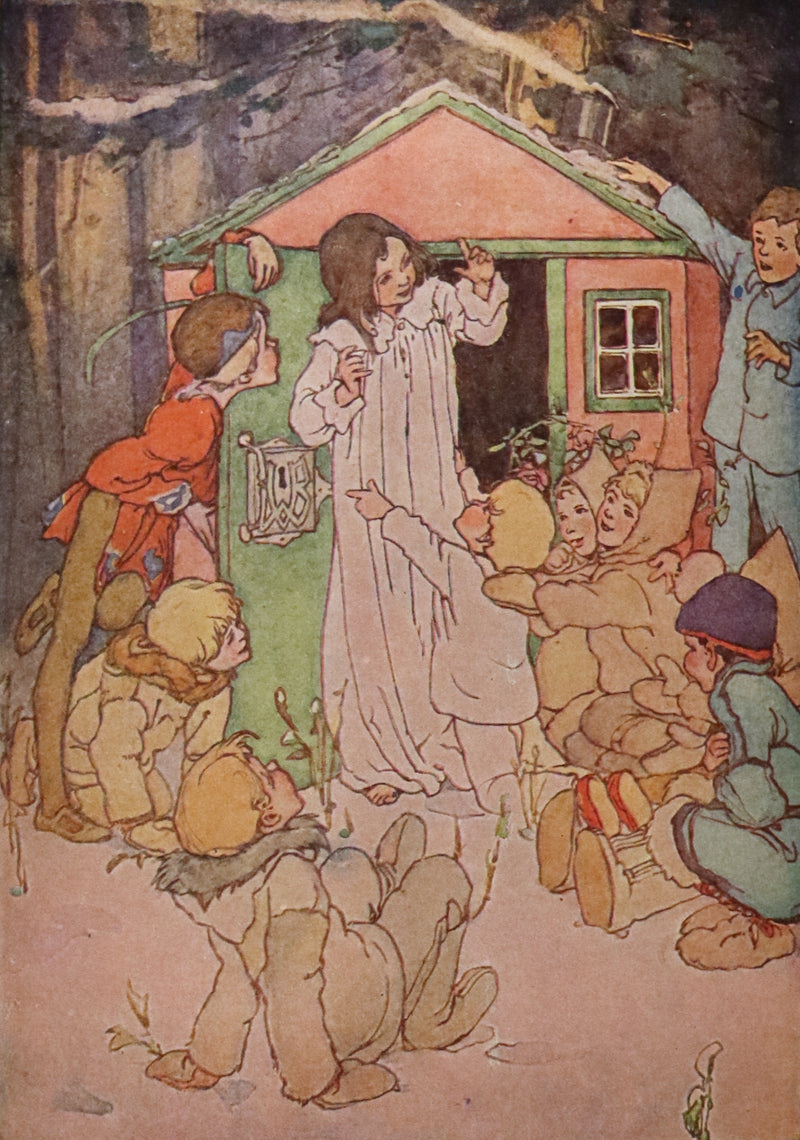 1916 Rare Book - Peter Pan, the Boy Who Would Never Grow Up to Be a Man illustrated by Alice B. Woodward.