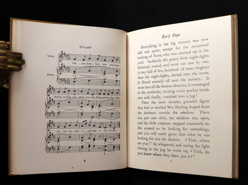 1916 Rare Book - Peter Pan, the Boy Who Would Never Grow Up to Be a Man illustrated by Alice B. Woodward.