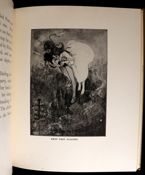1916 Rare Book - Peter Pan, the Boy Who Would Never Grow Up to Be a Man illustrated by Alice B. Woodward.