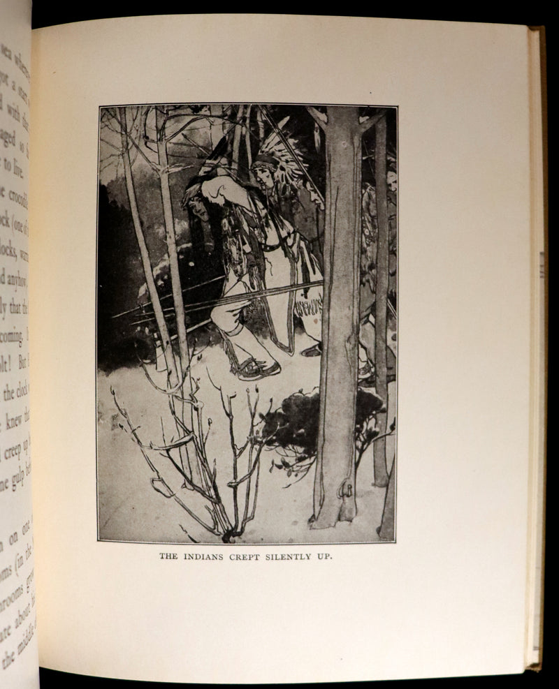 1916 Rare Book - Peter Pan, the Boy Who Would Never Grow Up to Be a Man illustrated by Alice B. Woodward.