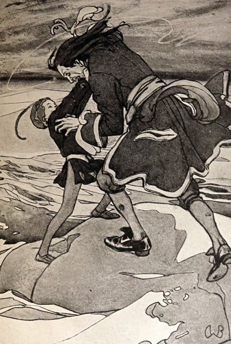 1916 Rare Book - Peter Pan, the Boy Who Would Never Grow Up to Be a Man illustrated by Alice B. Woodward.