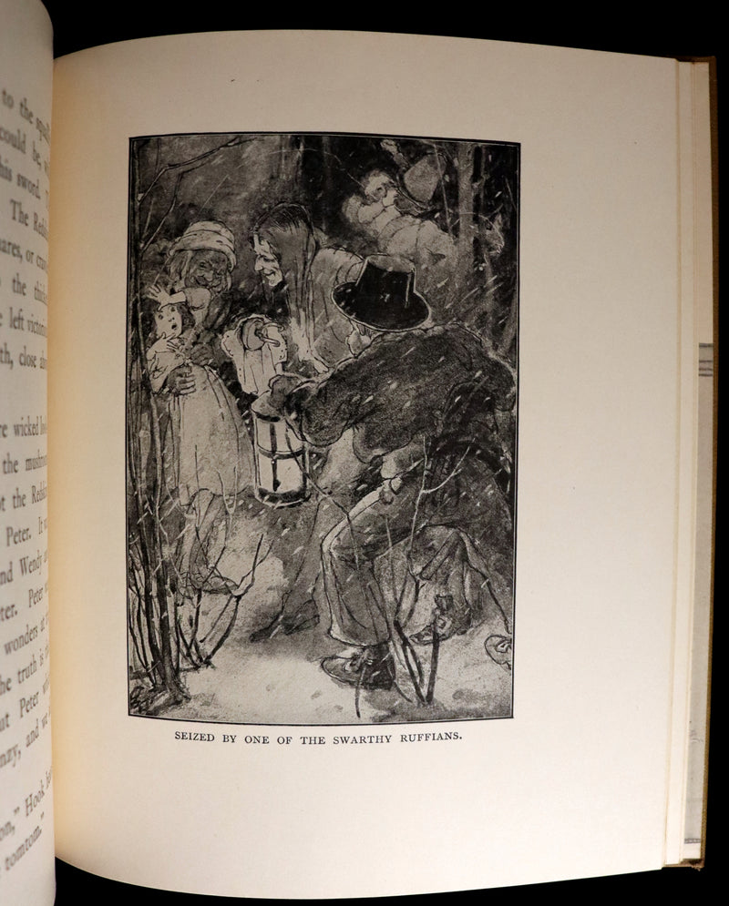 1916 Rare Book - Peter Pan, the Boy Who Would Never Grow Up to Be a Man illustrated by Alice B. Woodward.