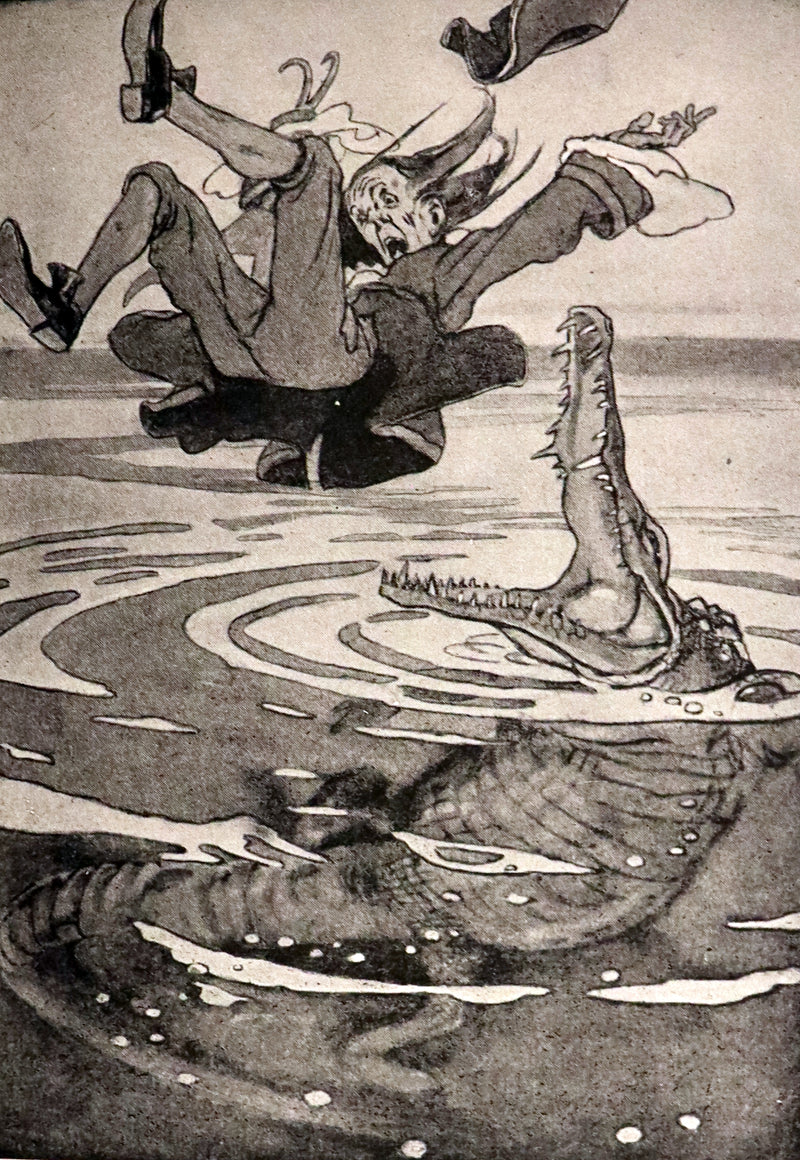 1916 Rare Book - Peter Pan, the Boy Who Would Never Grow Up to Be a Man illustrated by Alice B. Woodward.