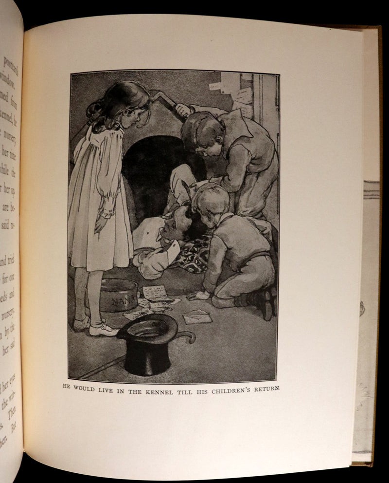 1916 Rare Book - Peter Pan, the Boy Who Would Never Grow Up to Be a Man illustrated by Alice B. Woodward.