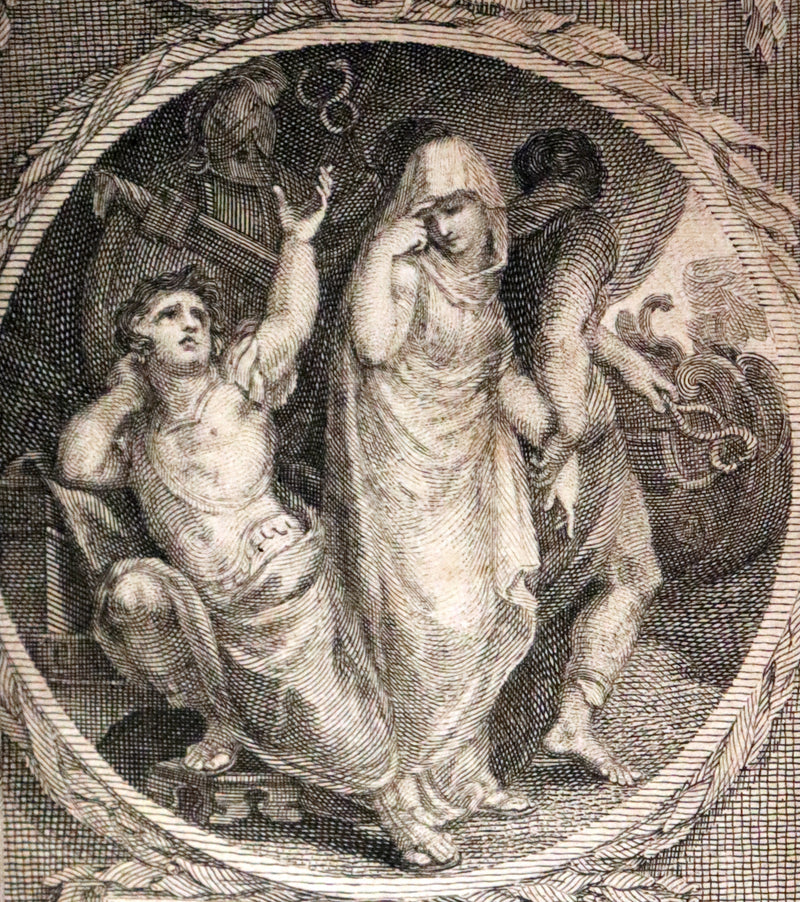 1794 Scarce Complete Book Set - The ODYSSEY, The ILIAD & Battle of the Frogs and Mice by HOMER. Illustrated + Map.