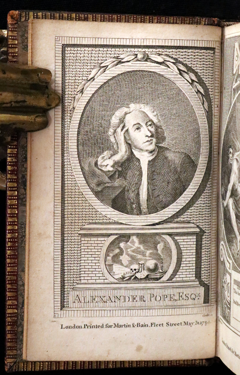 1794 Scarce Complete Book Set - The ODYSSEY, The ILIAD & Battle of the Frogs and Mice by HOMER. Illustrated + Map.