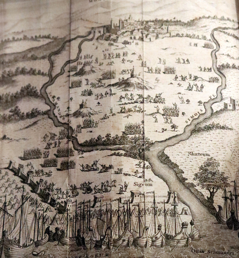 1794 Scarce Complete Book Set - The ODYSSEY, The ILIAD & Battle of the Frogs and Mice by HOMER. Illustrated + Map.