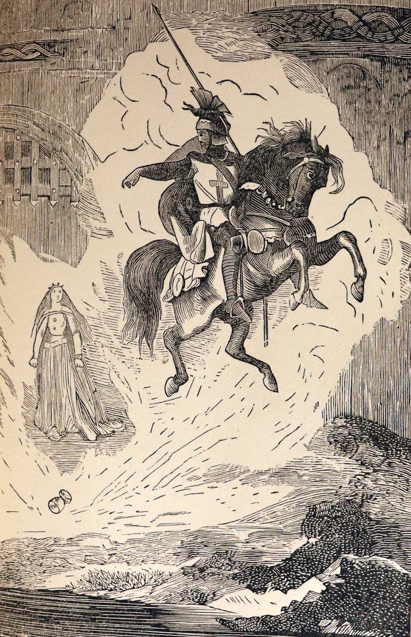 1880 Rare Victorian Book ~  The Poetical Works of Sir Walter Scott, Illustrated.