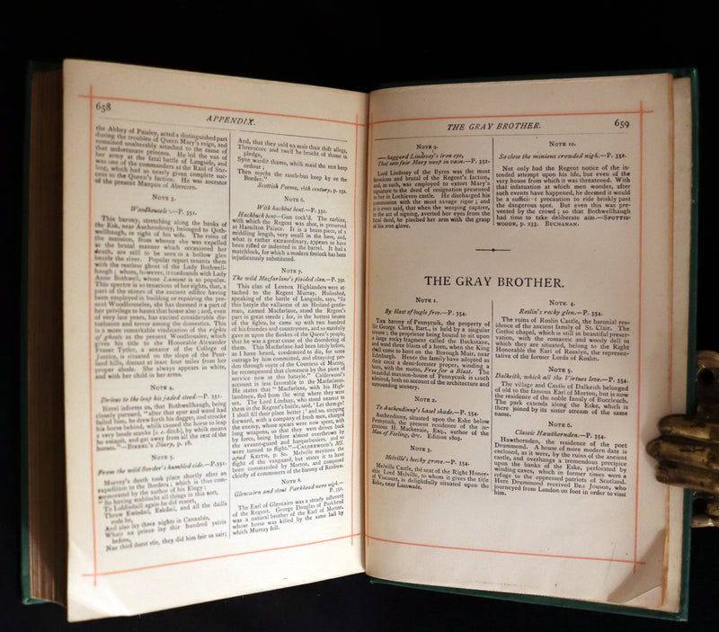 1880 Rare Victorian Book ~  The Poetical Works of Sir Walter Scott, Illustrated.