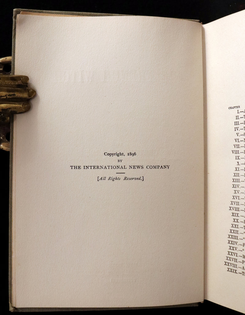 1896 Scarce First Edition - A FRENCH WITCH by Gertrude Warden.