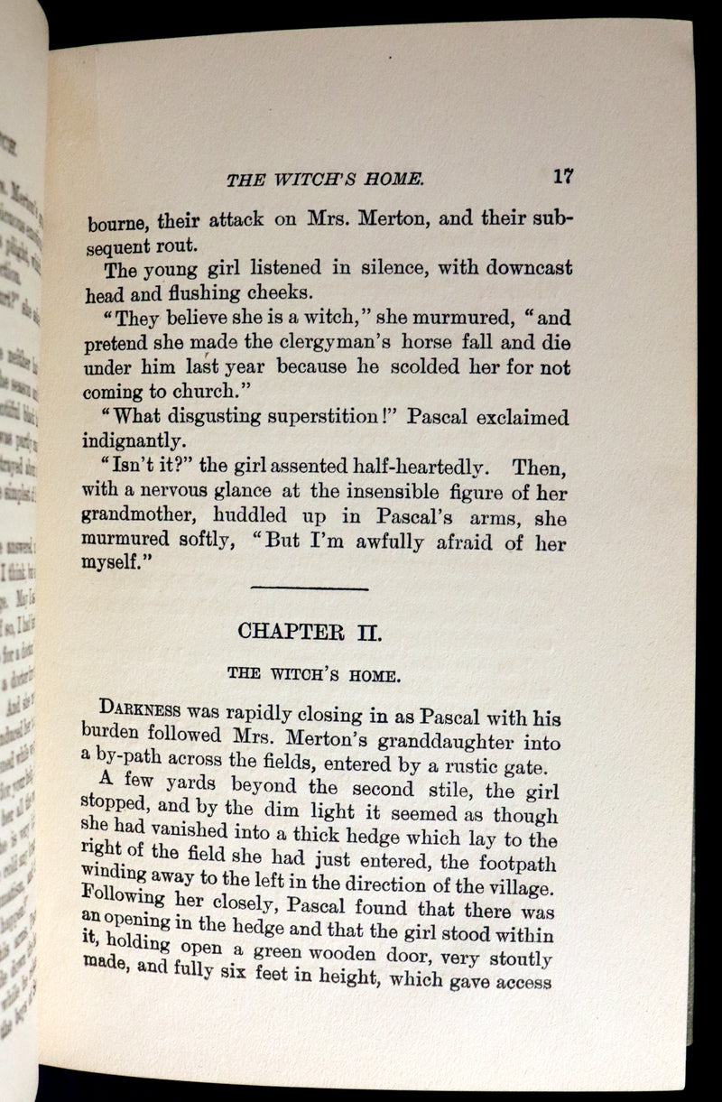 1896 Scarce First Edition - A FRENCH WITCH by Gertrude Warden.