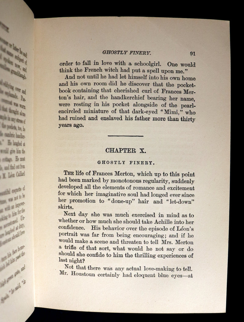 1896 Scarce First Edition - A FRENCH WITCH by Gertrude Warden.