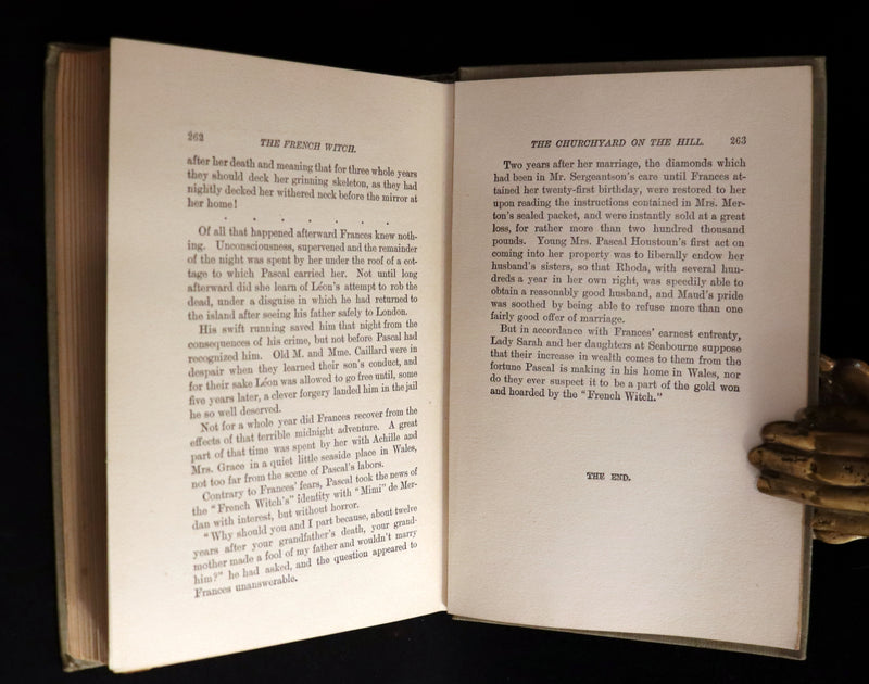 1896 Scarce First Edition - A FRENCH WITCH by Gertrude Warden.