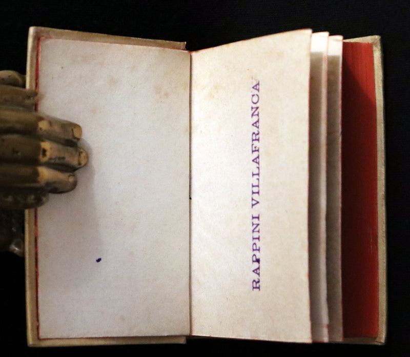 1869 Rare Italian Vellum Book - La Divina Commedia di DANTE ALIGHIERI - Divine Comedy.