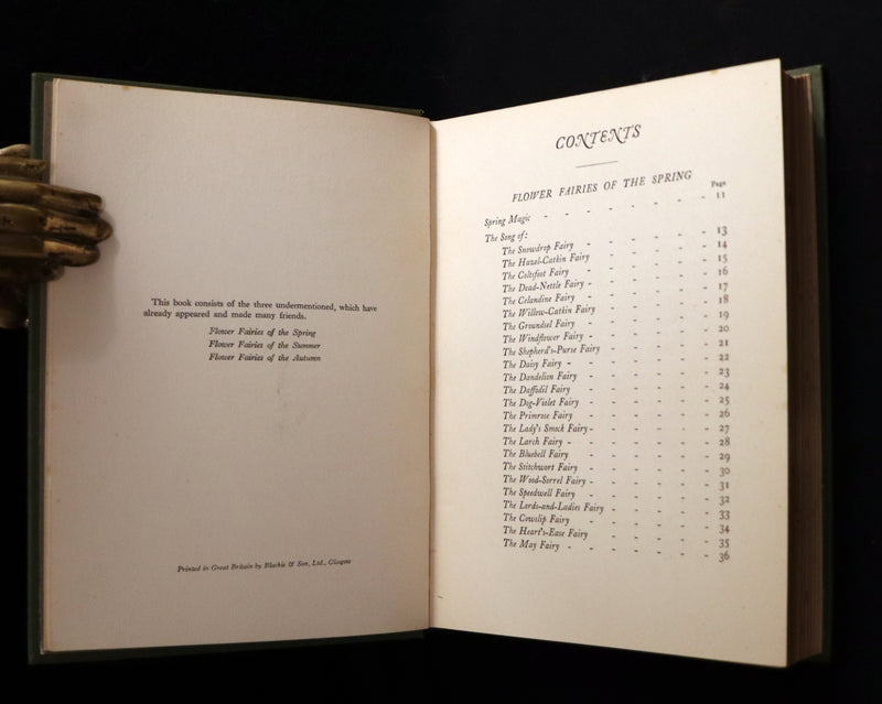 1930 Rare Book - Cicely Mary Barker - THE BOOK OF THE FLOWER FAIRIES.
