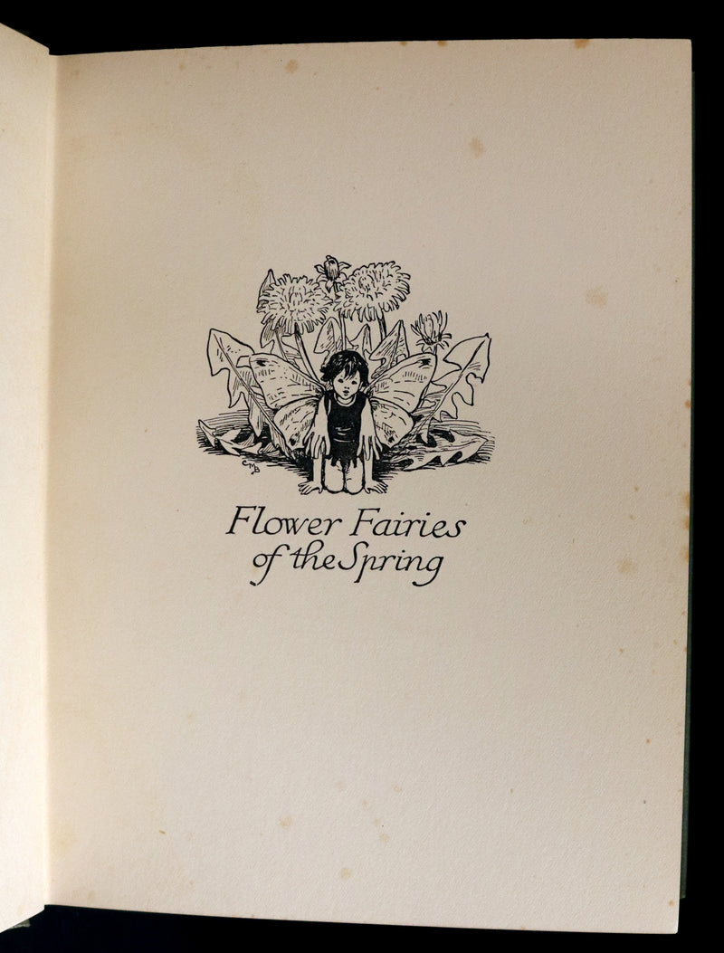 1930 Rare Book - Cicely Mary Barker - THE BOOK OF THE FLOWER FAIRIES.