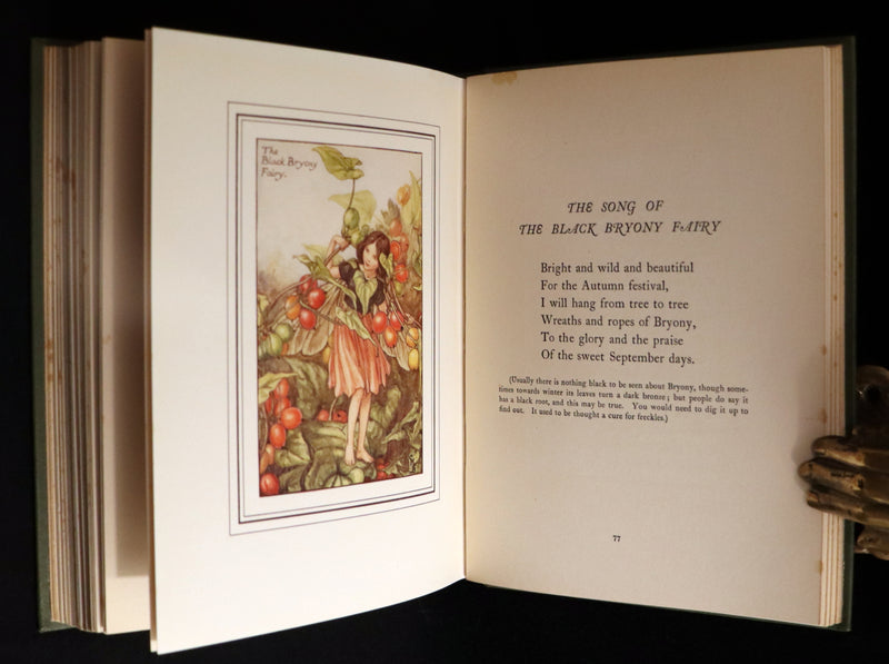 1930 Rare Book - Cicely Mary Barker - THE BOOK OF THE FLOWER FAIRIES.