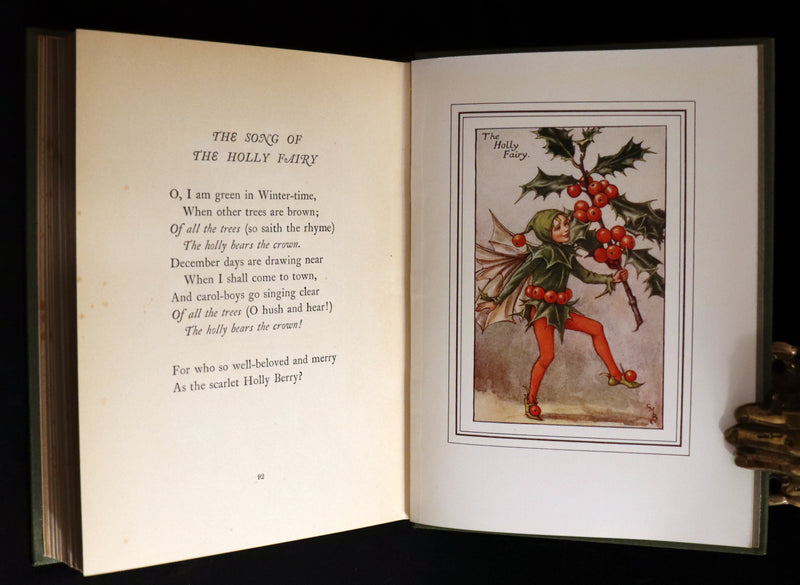 1930 Rare Book - Cicely Mary Barker - THE BOOK OF THE FLOWER FAIRIES.