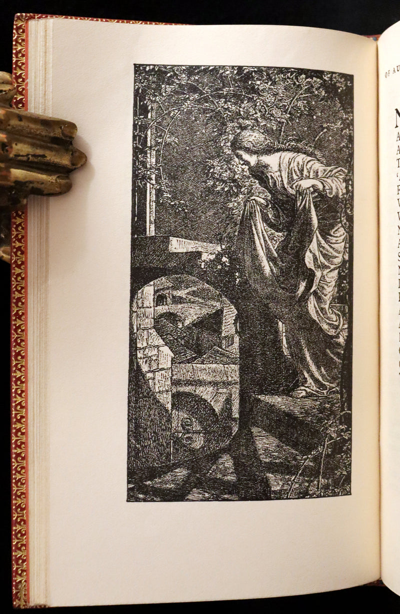 1925 Rare Book in a beautiful Riviere binding - MEDIEVAL HISTORY of Aucassin & Nicolette. Knighthood and Chivalry.