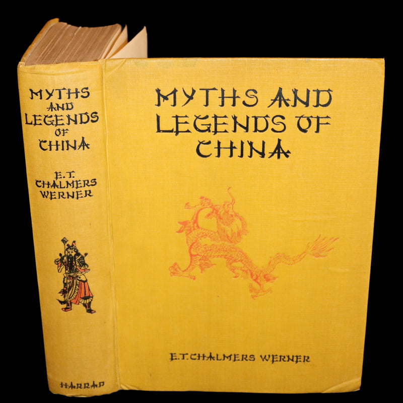 1922 Rare First Edition - Myths & Legends Of CHINA by E. T. C. Werner. Superstitions & Fairy tales illustrated.