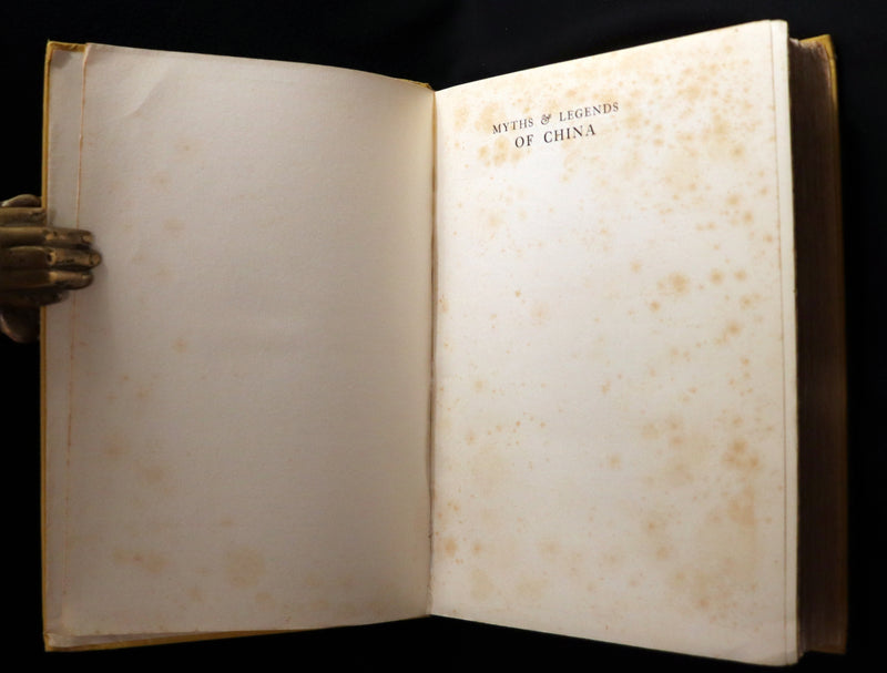1922 Rare First Edition - Myths & Legends Of CHINA by E. T. C. Werner. Superstitions & Fairy tales illustrated.