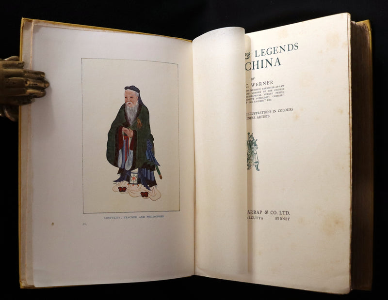 1922 Rare First Edition - Myths & Legends Of CHINA by E. T. C. Werner. Superstitions & Fairy tales illustrated.
