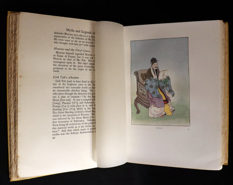 1922 Rare First Edition - Myths & Legends Of CHINA by E. T. C. Werner. Superstitions & Fairy tales illustrated.