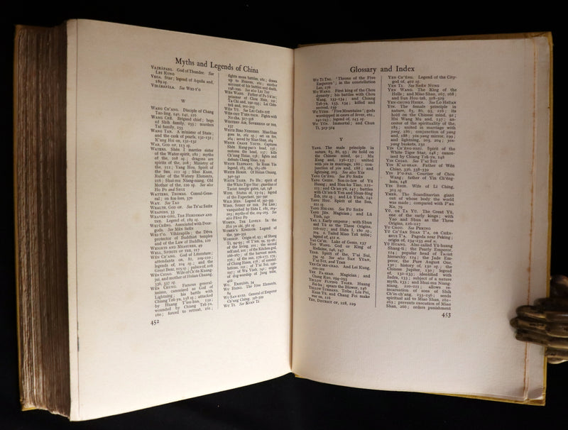 1922 Rare First Edition - Myths & Legends Of CHINA by E. T. C. Werner. Superstitions & Fairy tales illustrated.