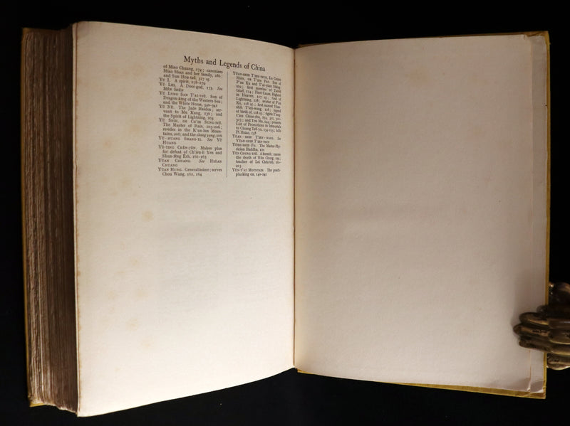 1922 Rare First Edition - Myths & Legends Of CHINA by E. T. C. Werner. Superstitions & Fairy tales illustrated.