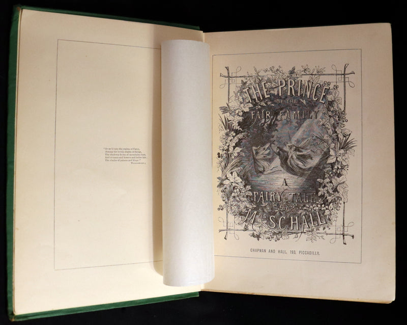 1866 Rare First Edition - The Prince of the Fair Family. A Fairy Tale by Anna Maria Hall.