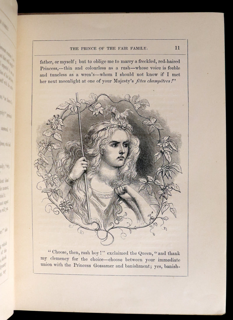 1866 Rare First Edition - The Prince of the Fair Family. A Fairy Tale by Anna Maria Hall.