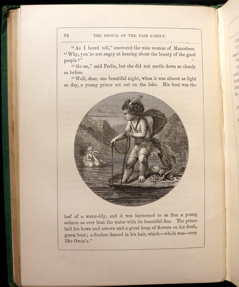 1866 Rare First Edition - The Prince of the Fair Family. A Fairy Tale by Anna Maria Hall.
