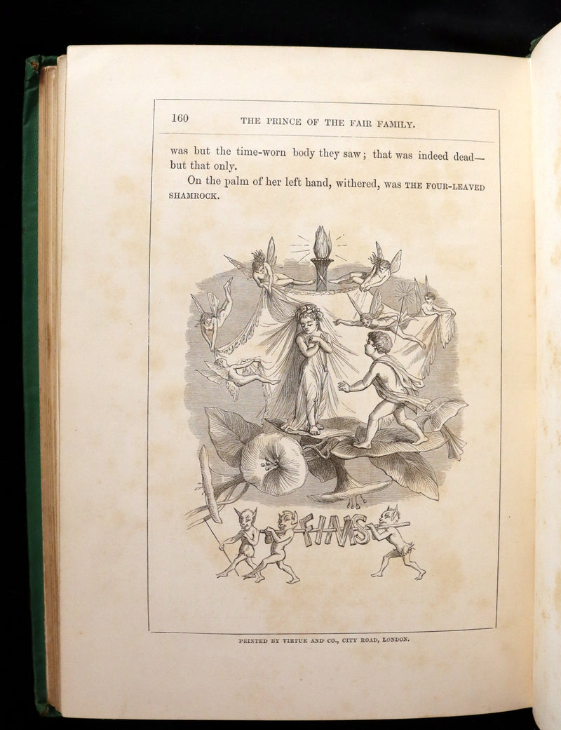 1866 Rare First Edition - The Prince of the Fair Family. A Fairy Tale by Anna Maria Hall.