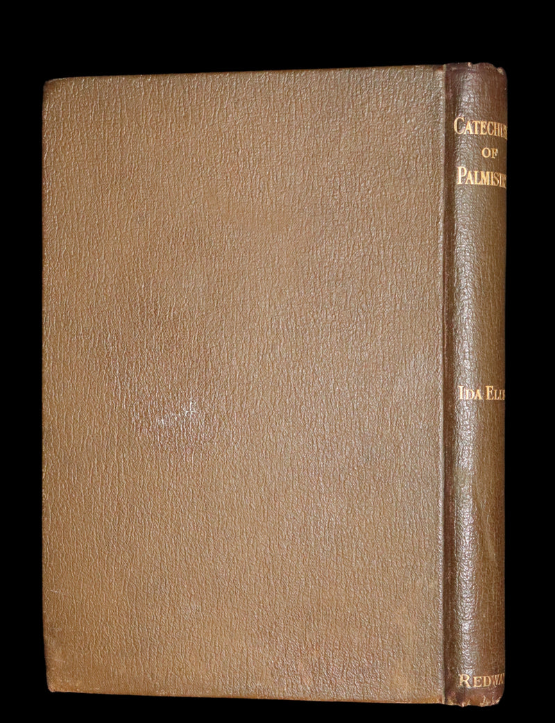 1900 Scarce CHIROMANCY Book - A Catechism of PALMISTRY by Ida Ellis. Illustrated.