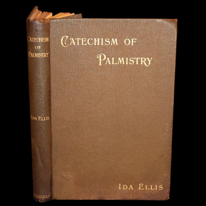 1900 Scarce CHIROMANCY Book - A Catechism of PALMISTRY by Ida Ellis. Illustrated.