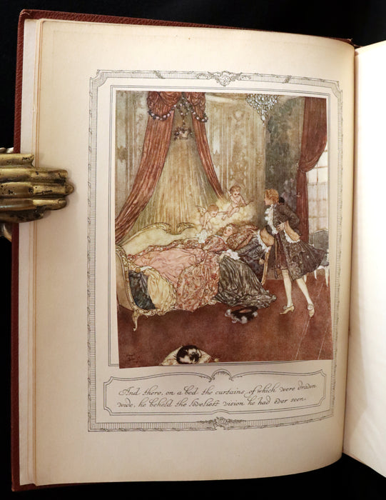 1910 Rare First Edition - EDMUND DULAC'S SLEEPING BEAUTY and Other Fairy Tales. Illustrated.