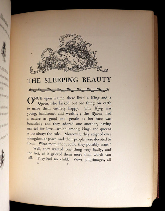 1910 Rare First Edition - EDMUND DULAC'S SLEEPING BEAUTY and Other Fairy Tales. Illustrated.