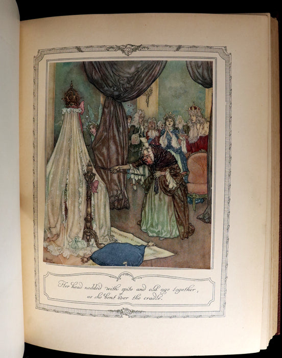 1910 Rare First Edition - EDMUND DULAC'S SLEEPING BEAUTY and Other Fairy Tales. Illustrated.