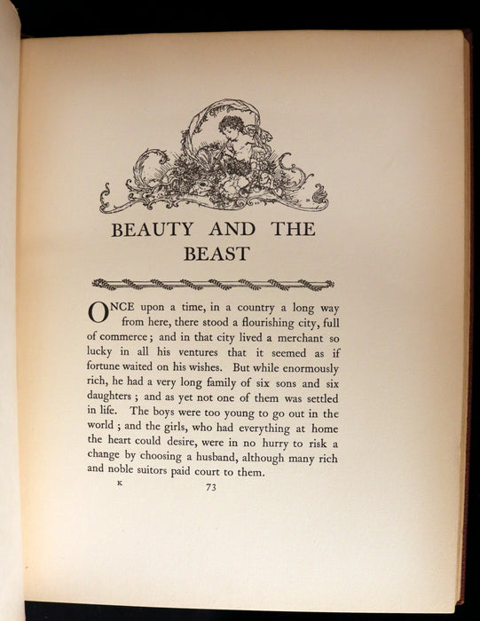 1910 Rare First Edition - EDMUND DULAC'S SLEEPING BEAUTY and Other Fairy Tales. Illustrated.