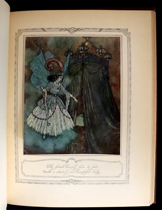 1910 Rare First Edition - EDMUND DULAC'S SLEEPING BEAUTY and Other Fairy Tales. Illustrated.