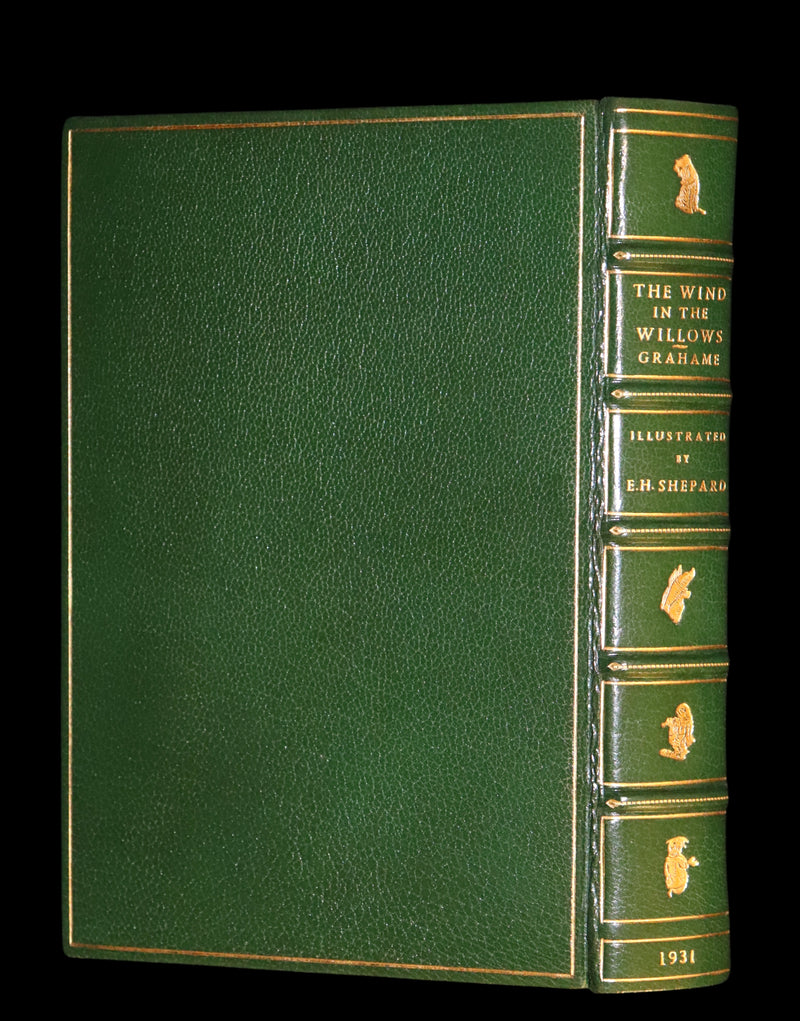 1931 First Edition Illustrated by Shepard & bound by Bayntun - THE WIND IN THE WILLOWS.