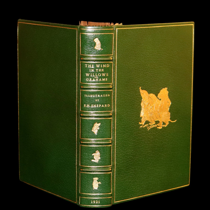 1931 First Edition Illustrated by Shepard & bound by Bayntun - THE WIND IN THE WILLOWS.